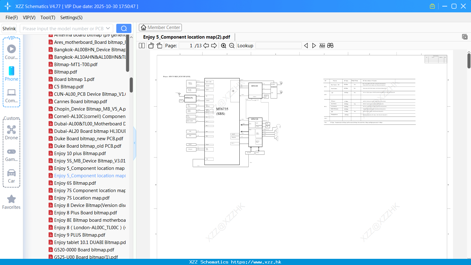Huawei Enjoy 5_Component Location Map(2)